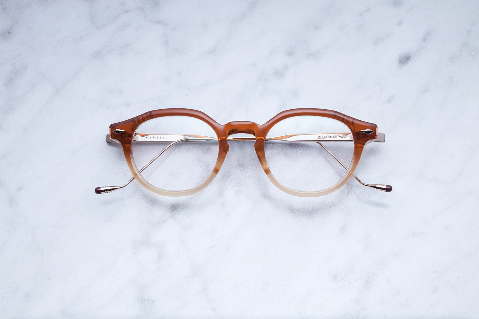 Jacques Marie Mage Angeli style eyeglasses in Straw color