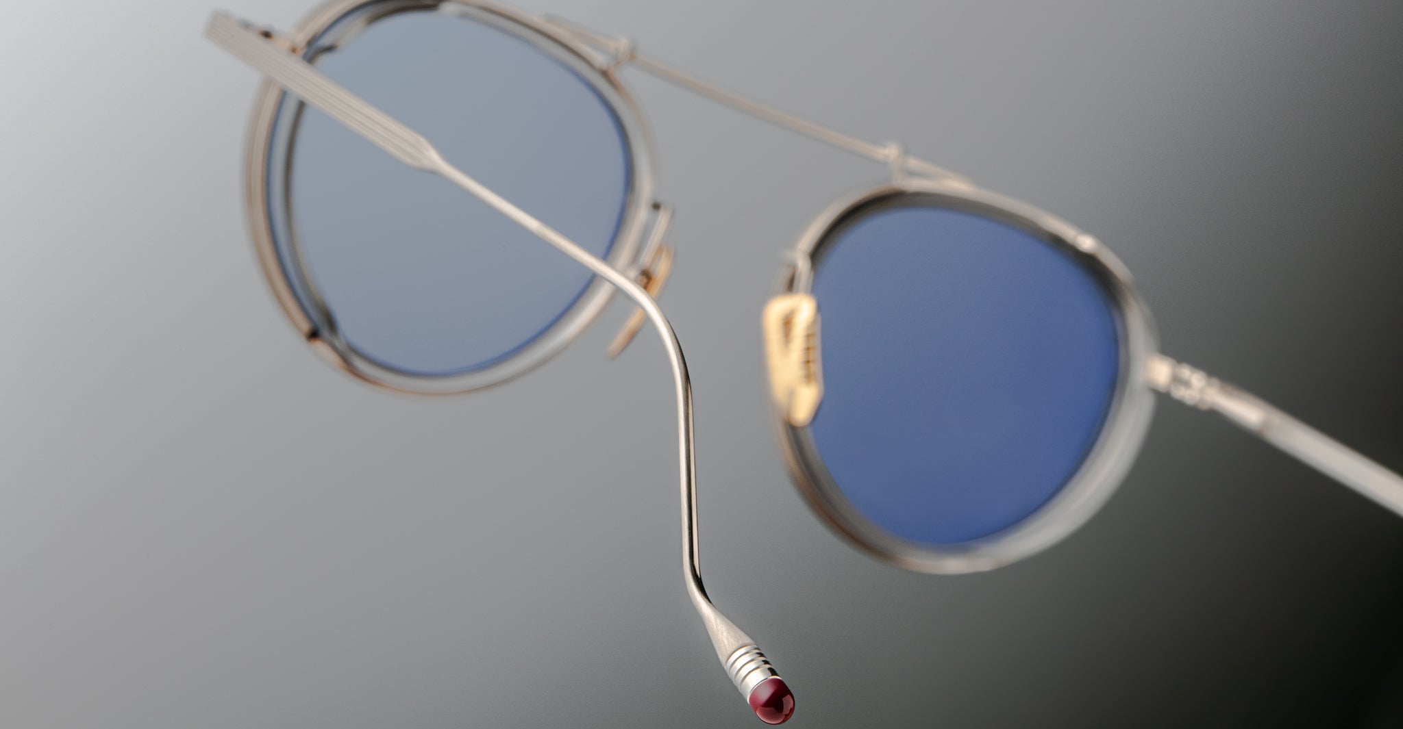 Jacques Marie Mage Apollinaire Sunglass in Fog JMMPO-60