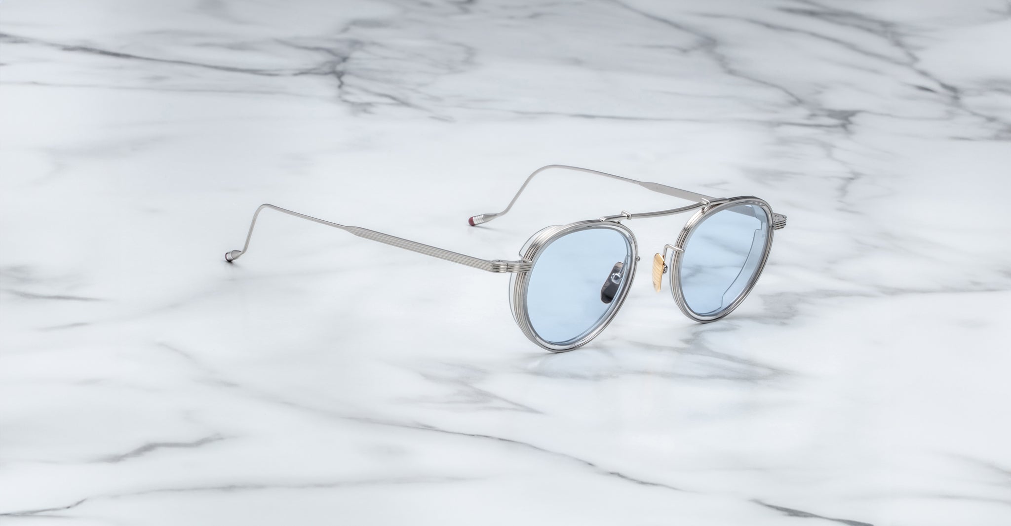 Jacques Marie Mage Apollinaire Sunglass in Fog JMMPO-60