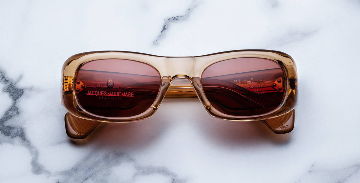 Jacques Marie Mage Ari sunglasses in Tan color JMMRI-01