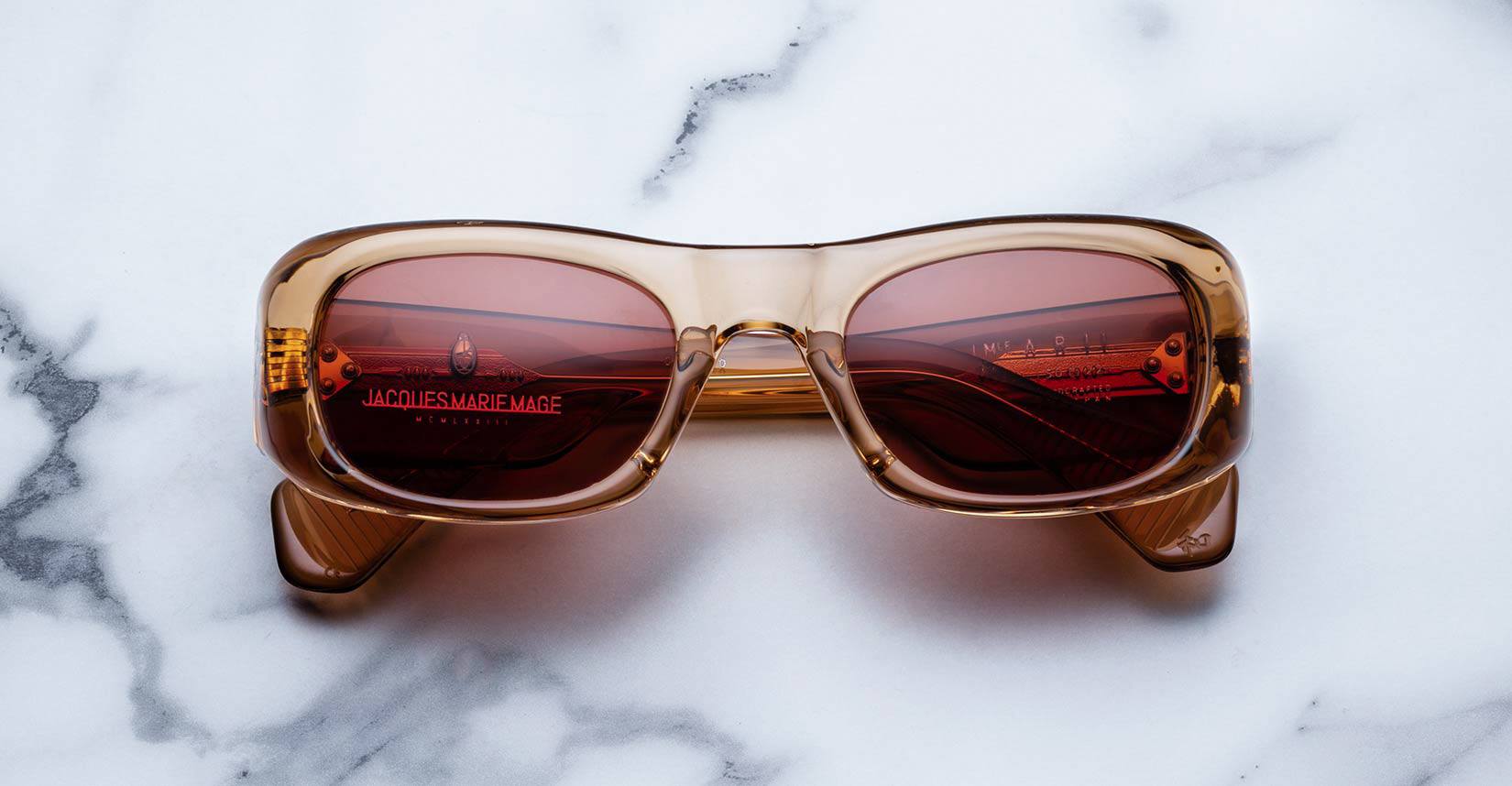 Jacques Marie Mage Ari sunglasses in Tan color JMMRI-01