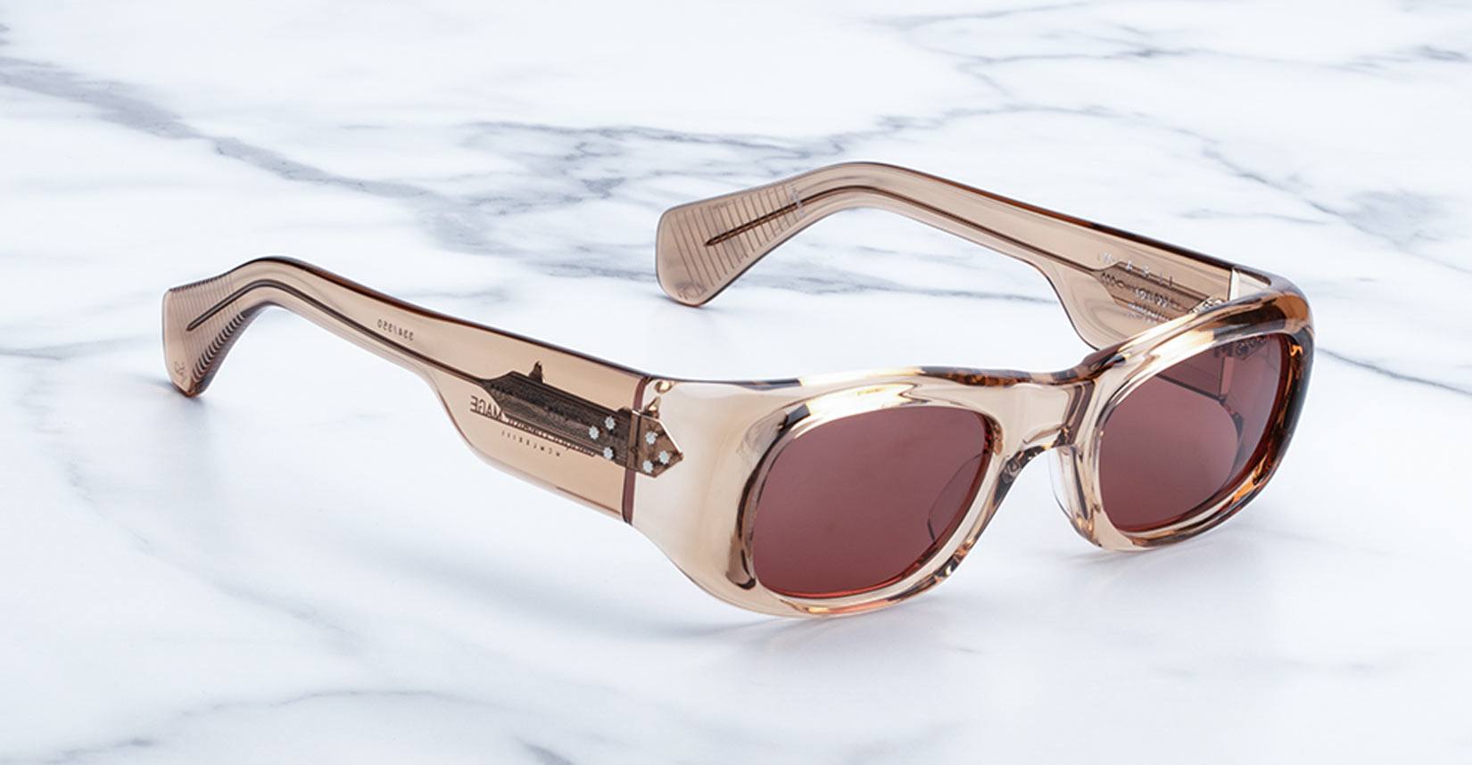 Jacques Marie Mage Ari sunglasses in Tan color JMMRI-01