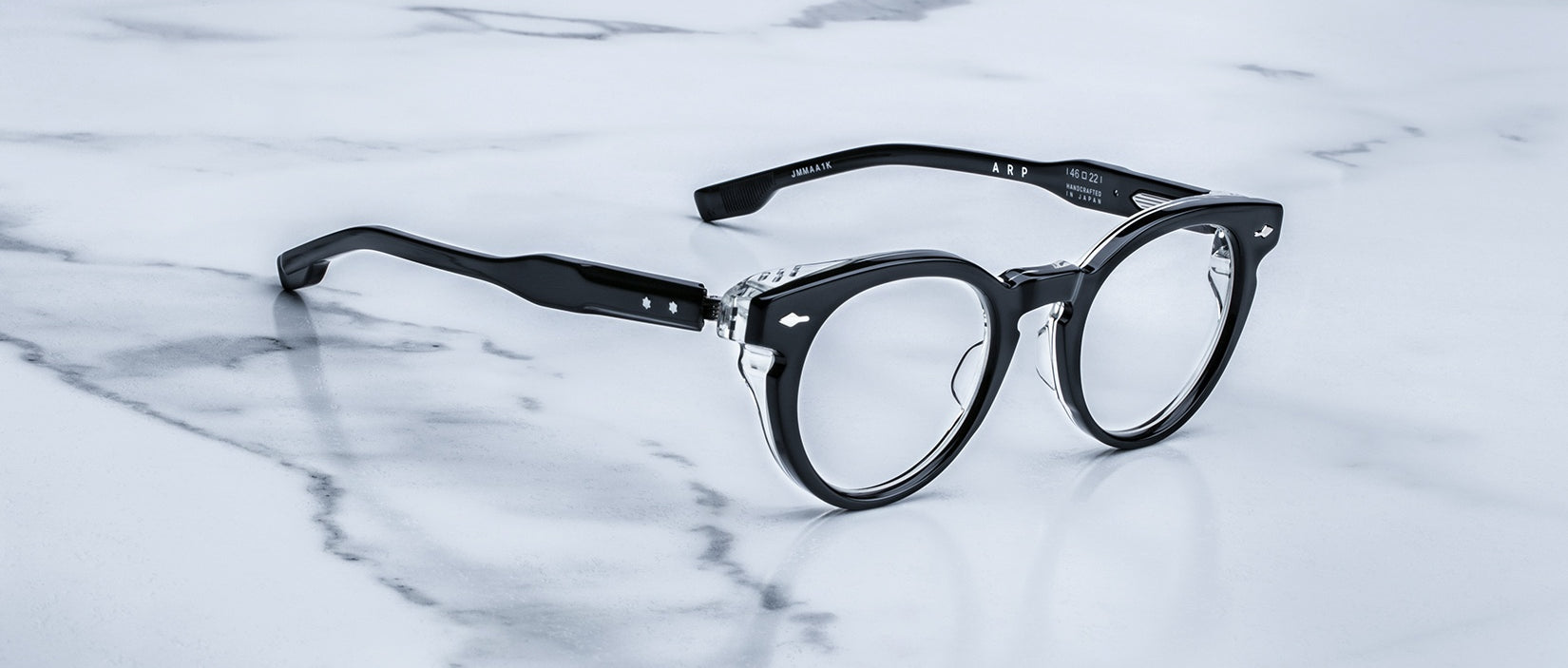 Jacques Marie Mage Arp style glasses in colorway Maverick