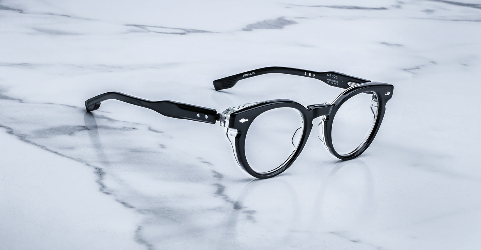Jacques Marie Mage Arp style glasses in colorway Maverick