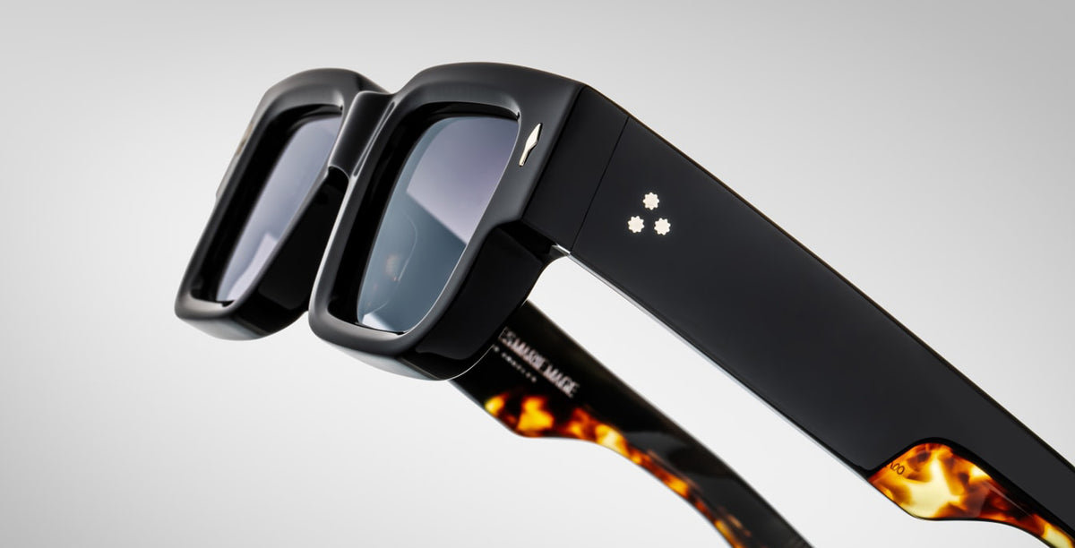 Jacques Marie Mage Ascari Sunglass in Noir 11 Profile Detail