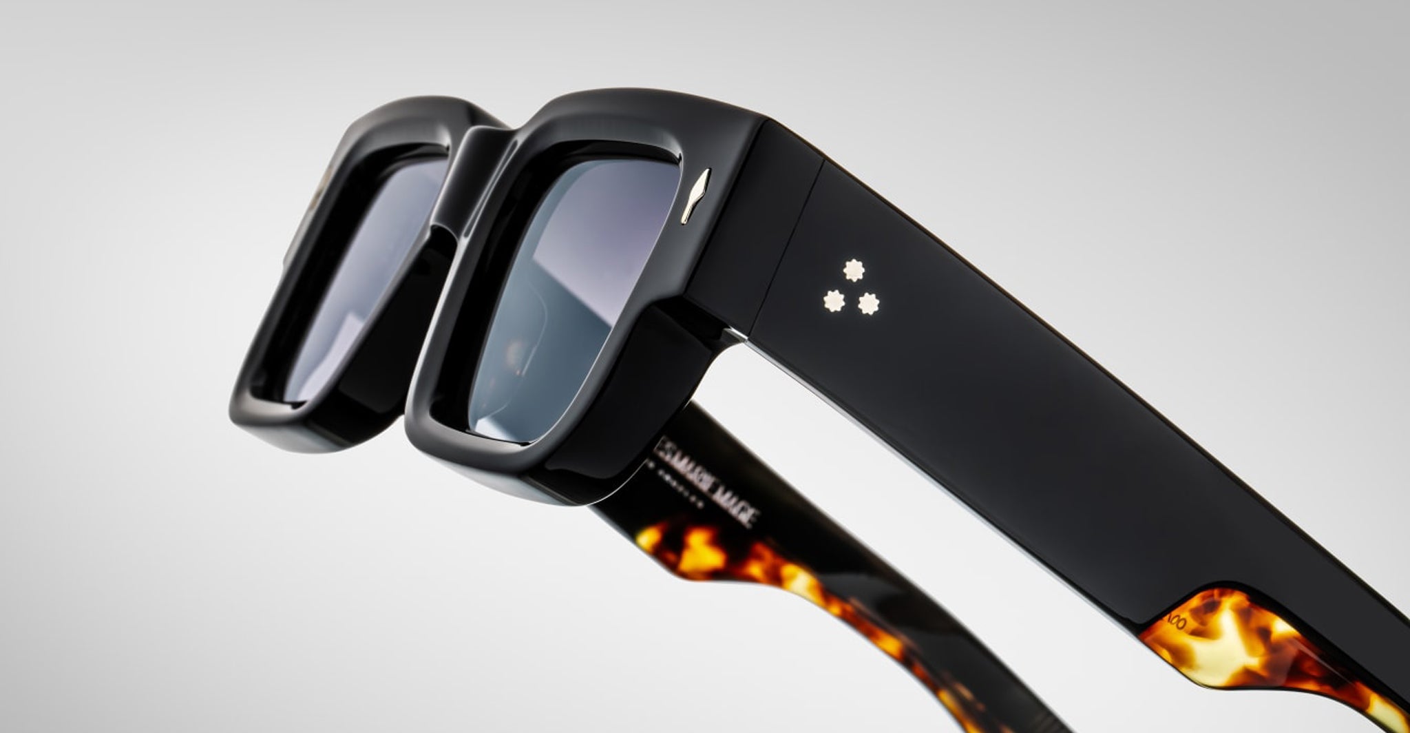 Jacques Marie Mage Ascari Sunglass in Noir 11 Profile Detail