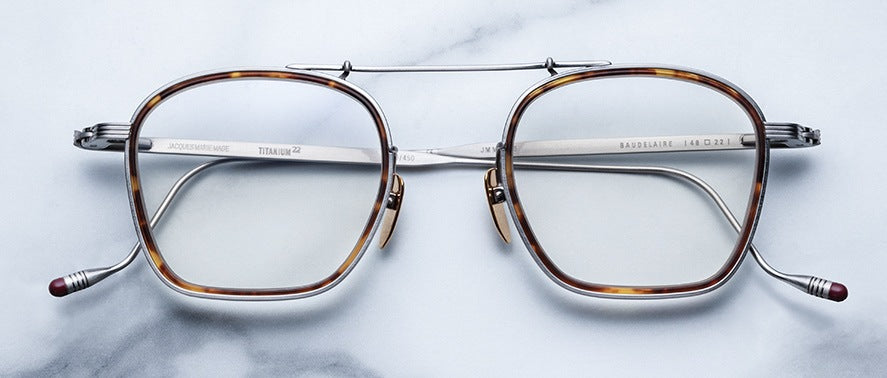 Jacques Marie Mage Baudelaire style eyeglasses in colorway Antique