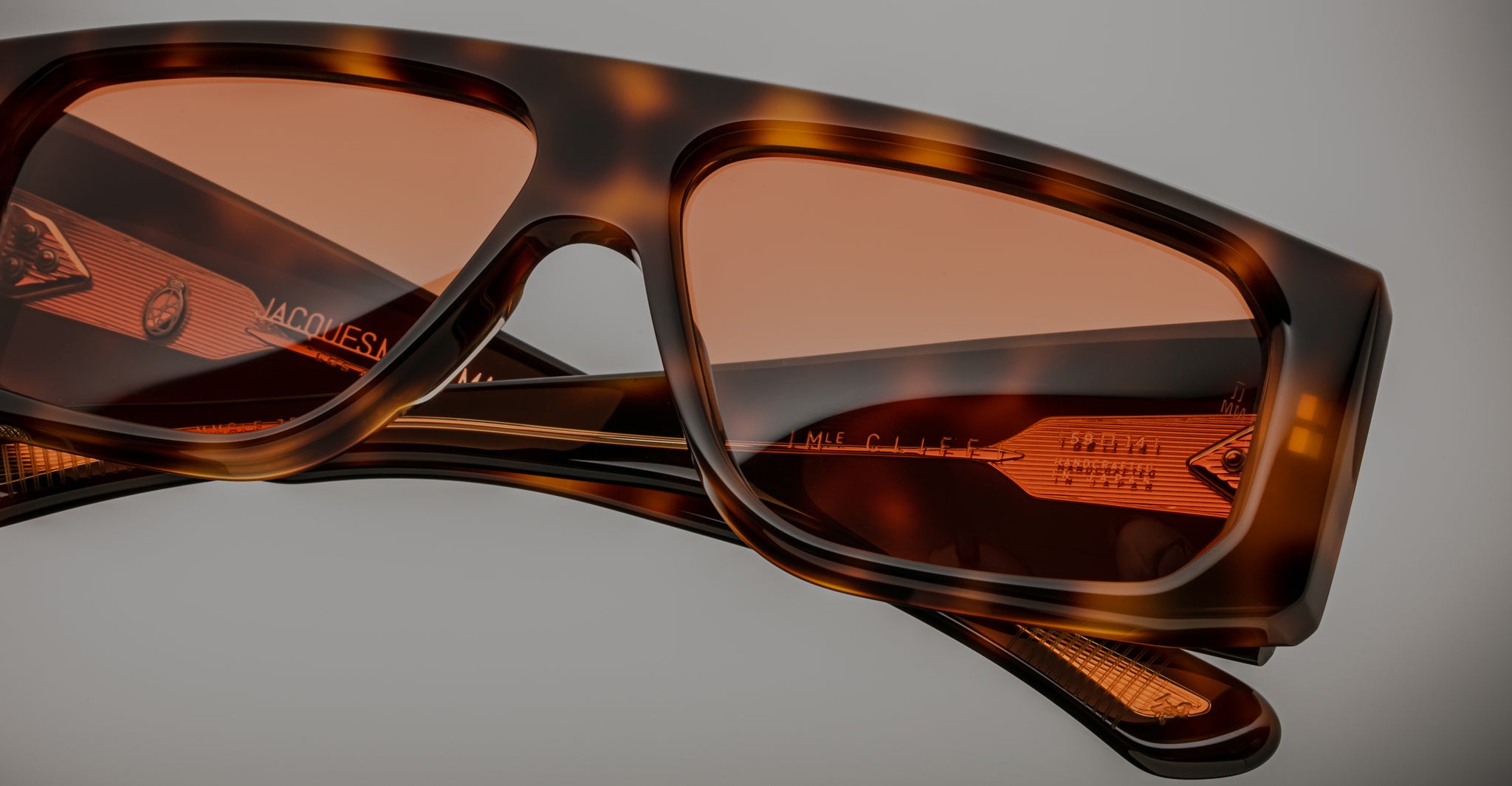 Jacques Marie Mage Cliff Sunglass in Havana 7 JMMCLF-7B