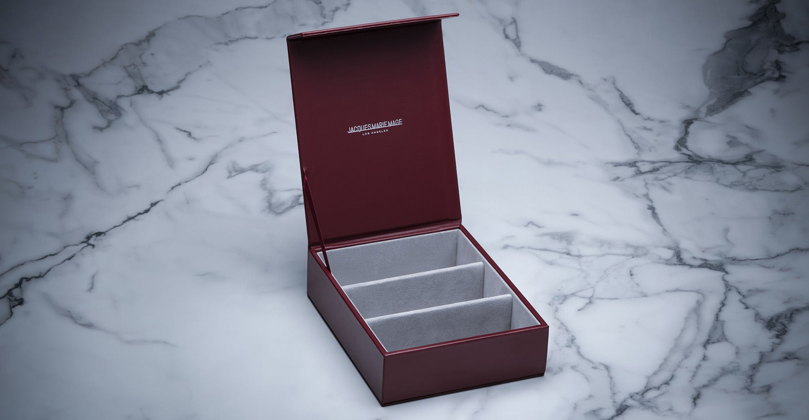 Jacques Marie Mage Collector Tray Small in Burgundy JMM-ACCS-018