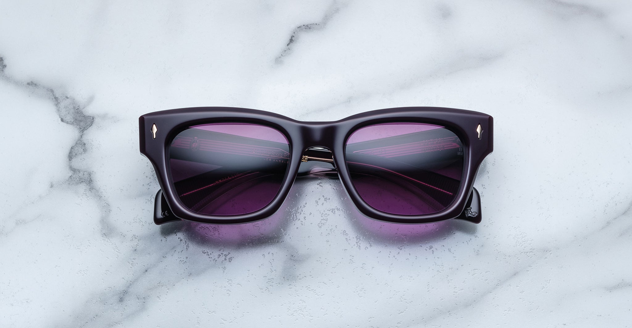 Jacques Marie Mage Dealan 53 in Aubergine JMMDEX-11U
