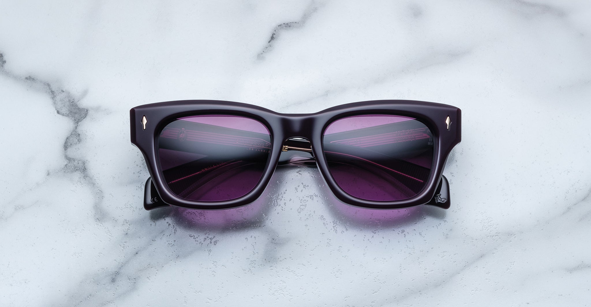 Jacques Marie Mage Dealan 53 in Aubergine JMMDEX-11U