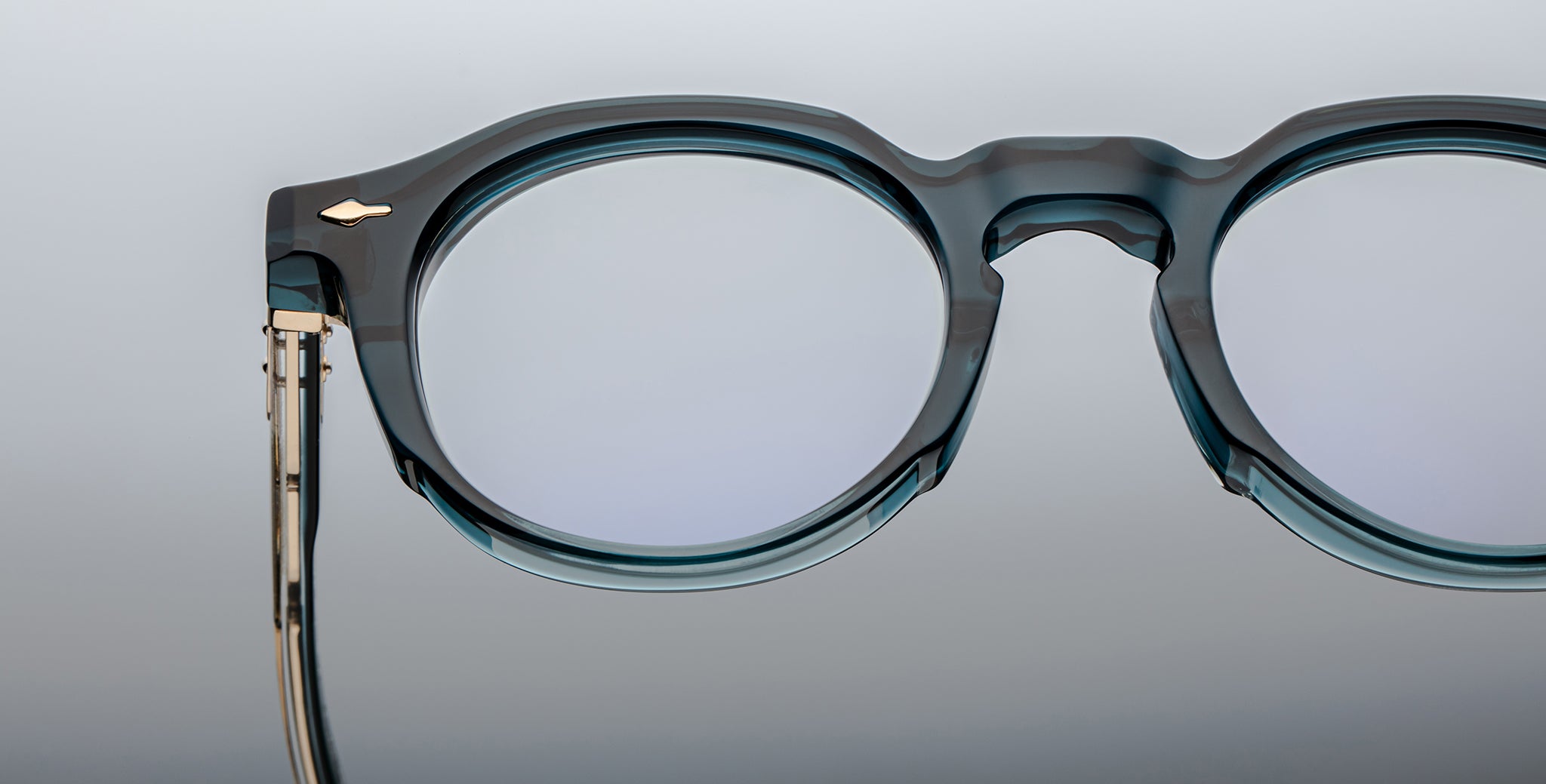 Jacques Marie Mage Demoncey in Indigo Optical JMMDYRX-9F