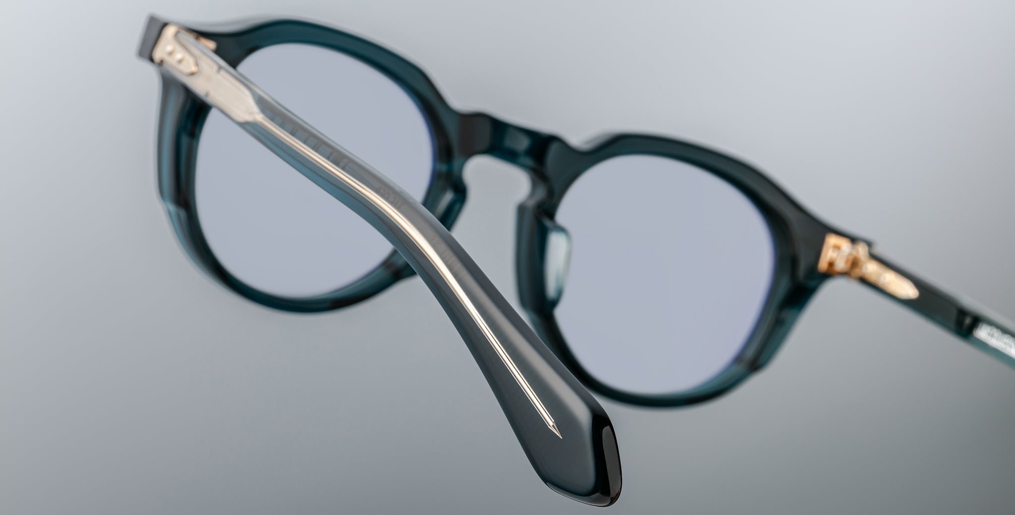 Jacques Marie Mage Demoncey in Indigo Optical JMMDYRX-9F