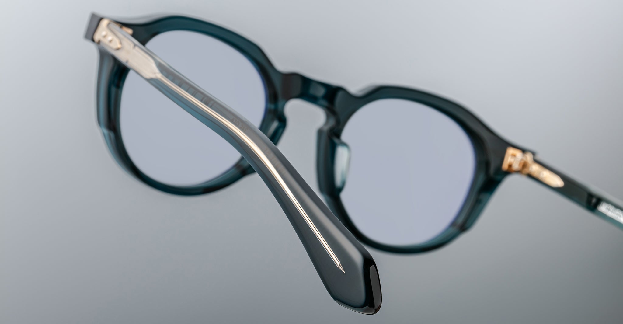 Jacques Marie Mage Demoncey in Indigo Optical JMMDYRX-9F