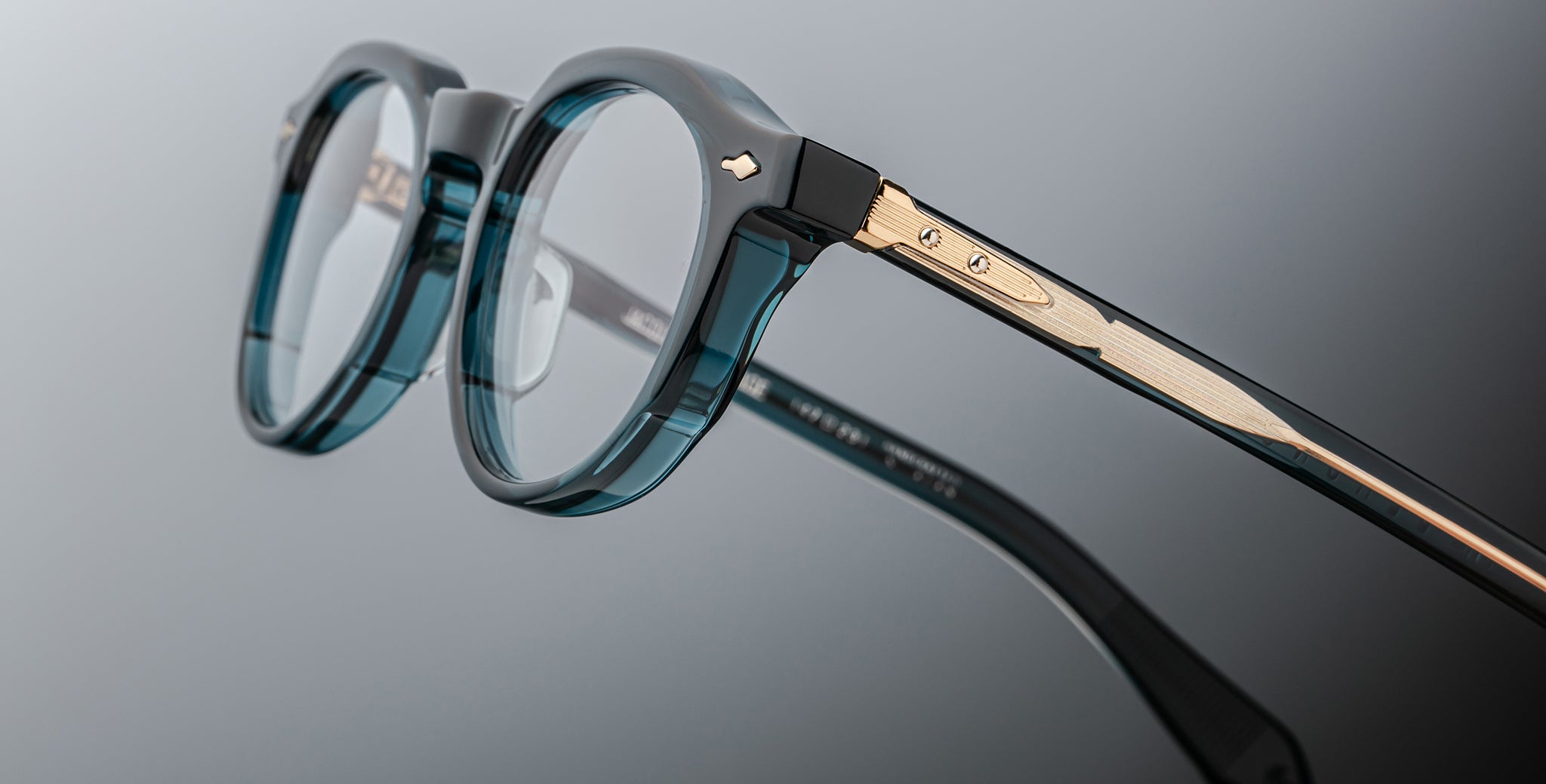 Jacques Marie Mage Demoncey in Indigo Optical JMMDYRX-9F