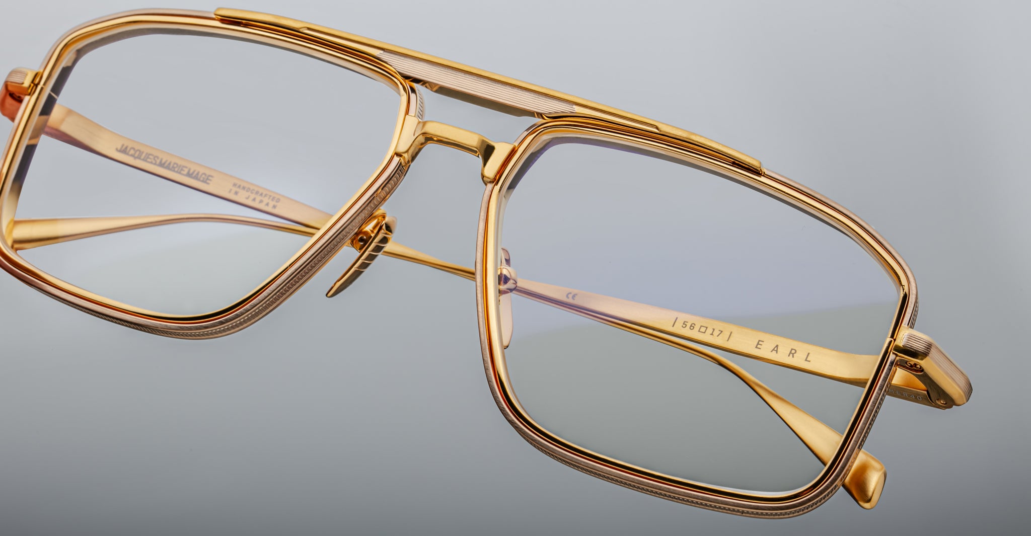 Jacques Marie Mage Earl Frame in Gold JMMERRX-40