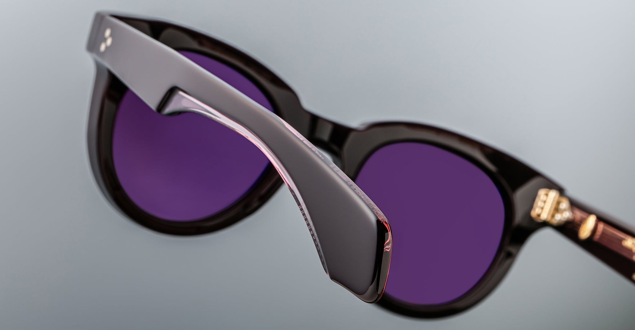 Jacques Marie Mage Fontainebleau in Aubergine JMMFU-11U