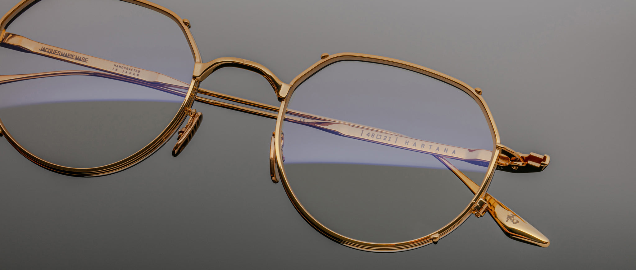 Jacques Marie Mage Hartana in Gold 2 Optical JMMTNRX-3J