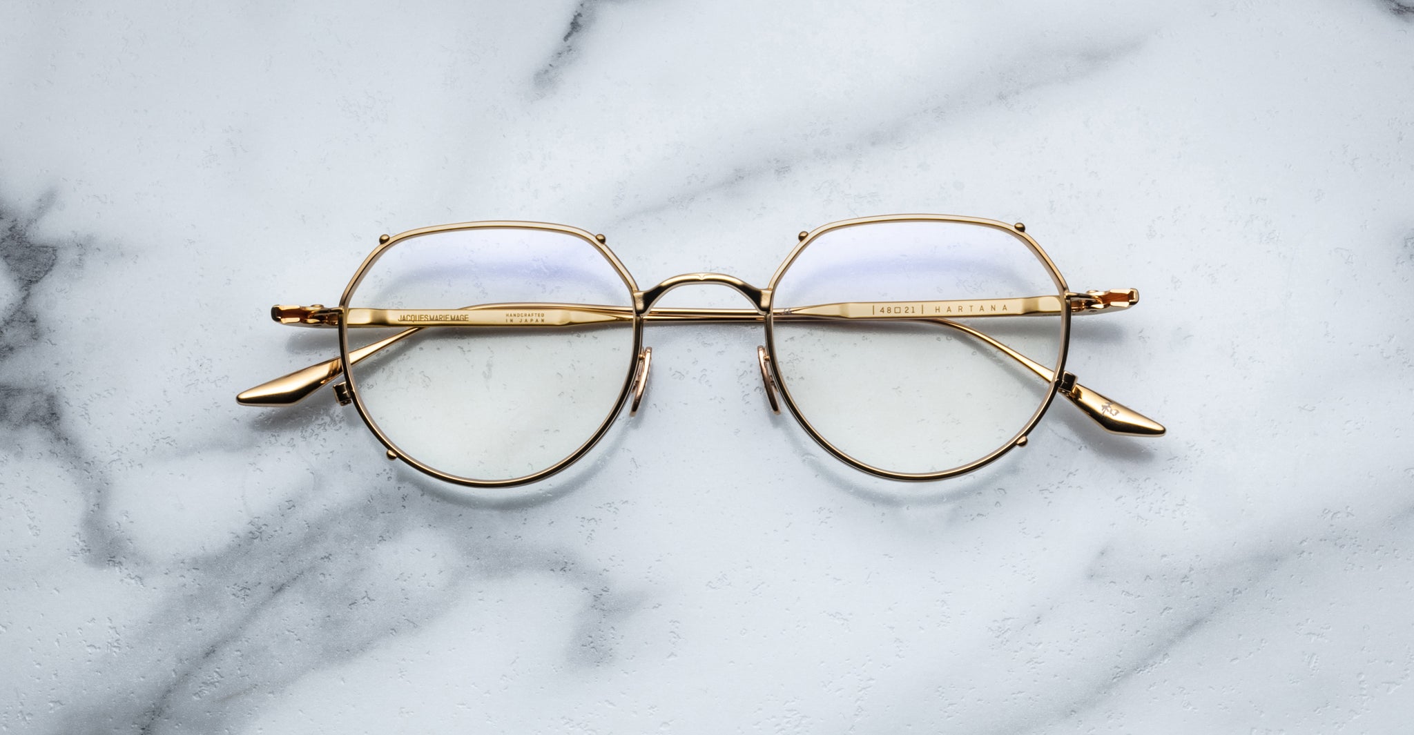 Jacques Marie Mage Hartana in Gold 2 Optical JMMTNRX-3J