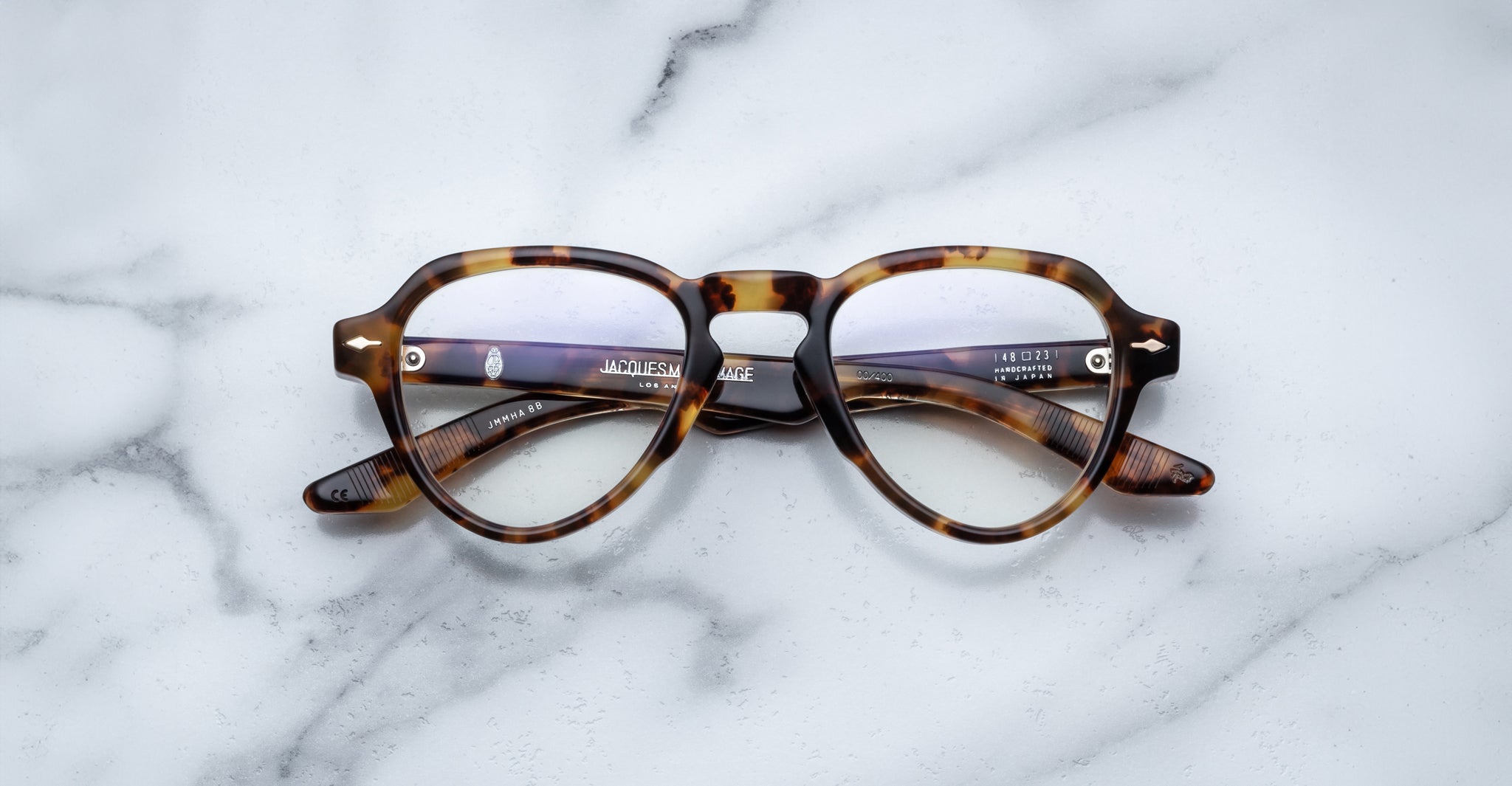 Jacques-Marie-Mage Hatfield Optical Frame in Havana 8 JMMHARX-8B