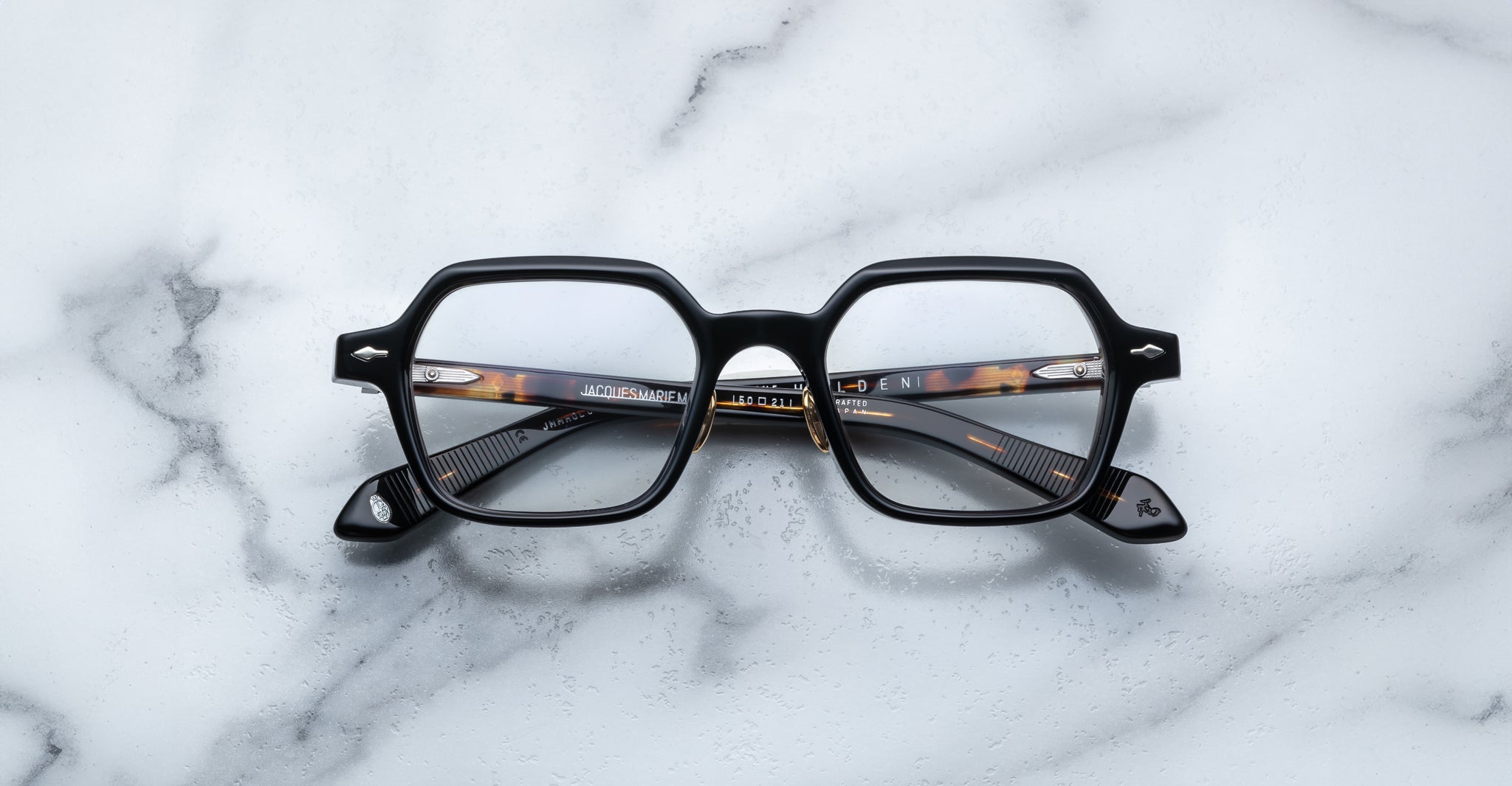 Jacques Marie Mage Holden in Noir Optical Frame JMMHOLRX-01