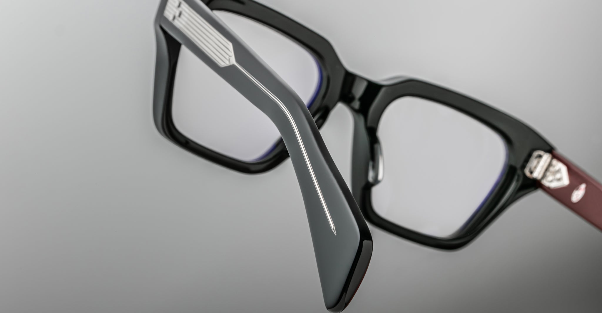 Jacques Marie Mage Ichikawa Optical Frame in Bloodstone JMMICRX-6P