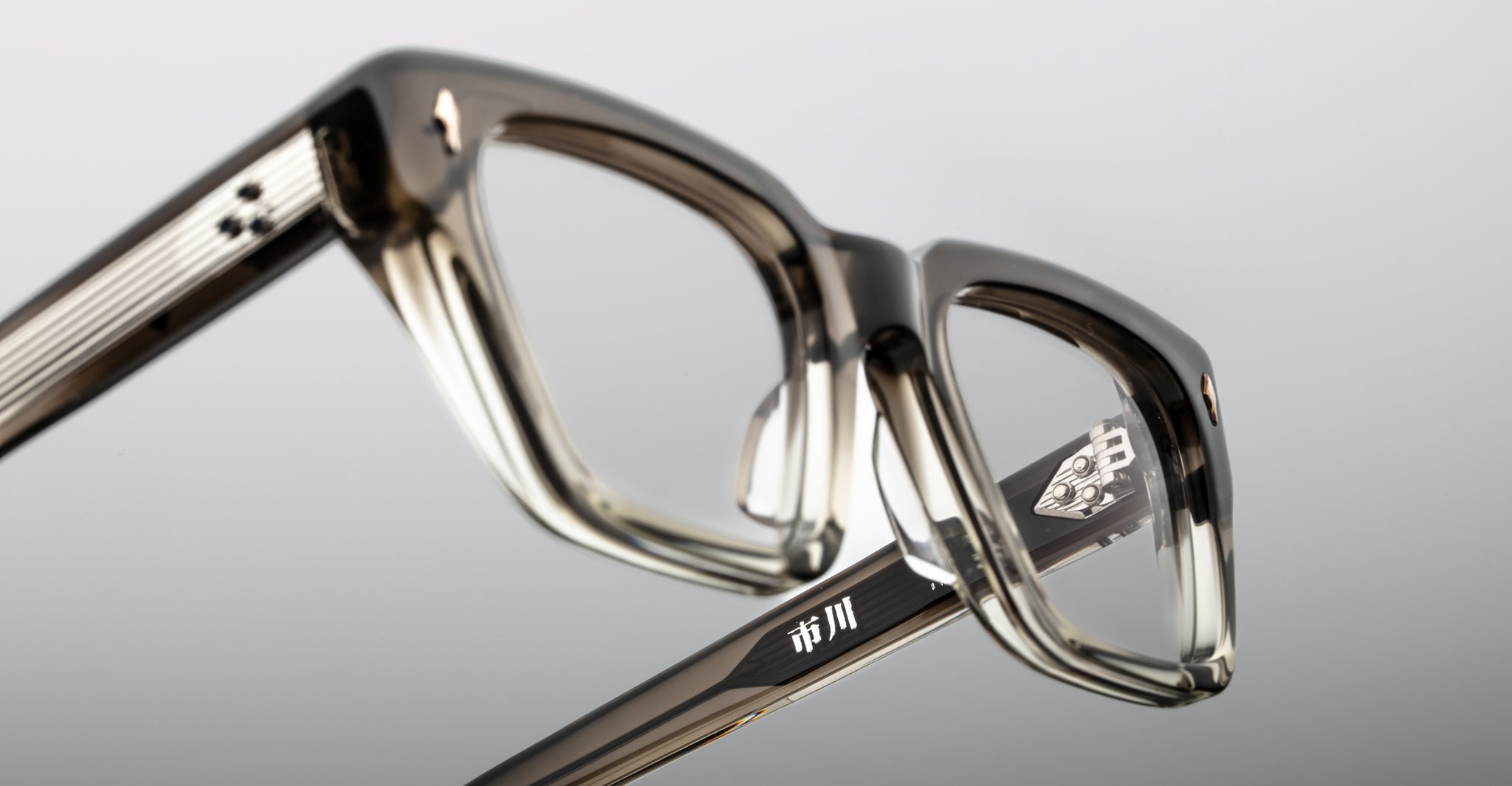 Jacques Marie Mage Ichikawa in Smoke Fade Optical Frame JMMICRX-15Y