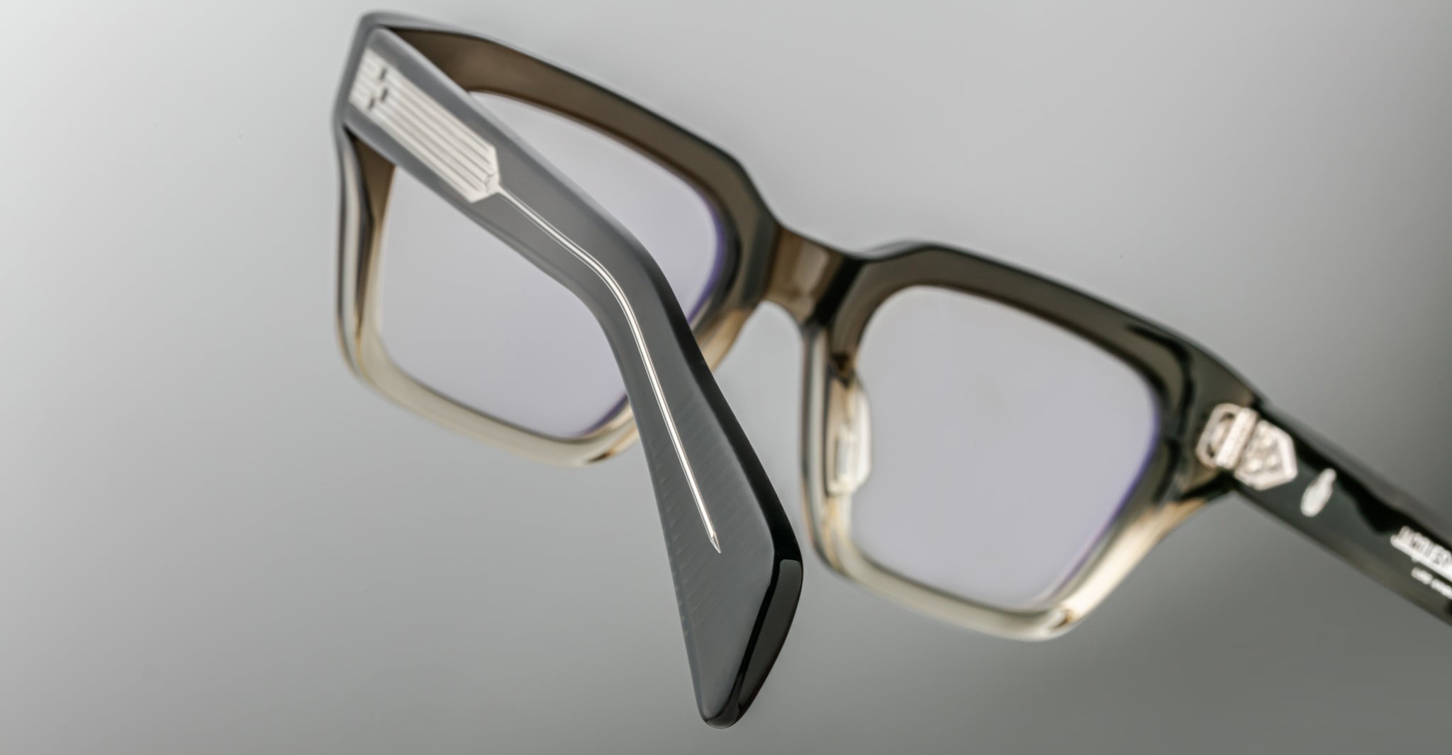 Jacques Marie Mage Ichikawa in Smoke Fade Optical Frame JMMICRX-15Y