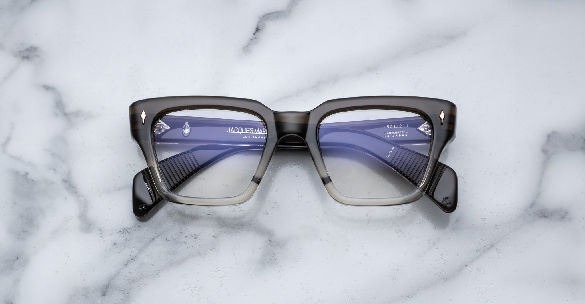 Jacques Marie Mage Ichikawa in Smoke Fade Optical Frame JMMICRX-15Y