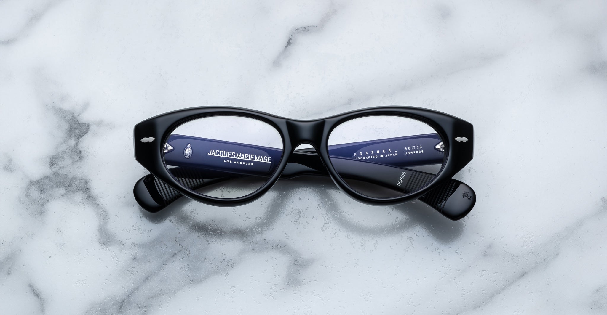 Jacques Marie Mage Krasner Optical Frame in Black JMMKR-88