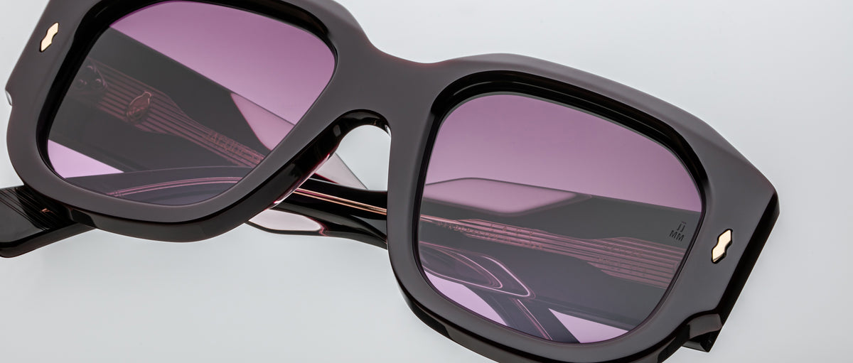 Jacques Marie Mage Lacy in Aubergine JMMLC-11U