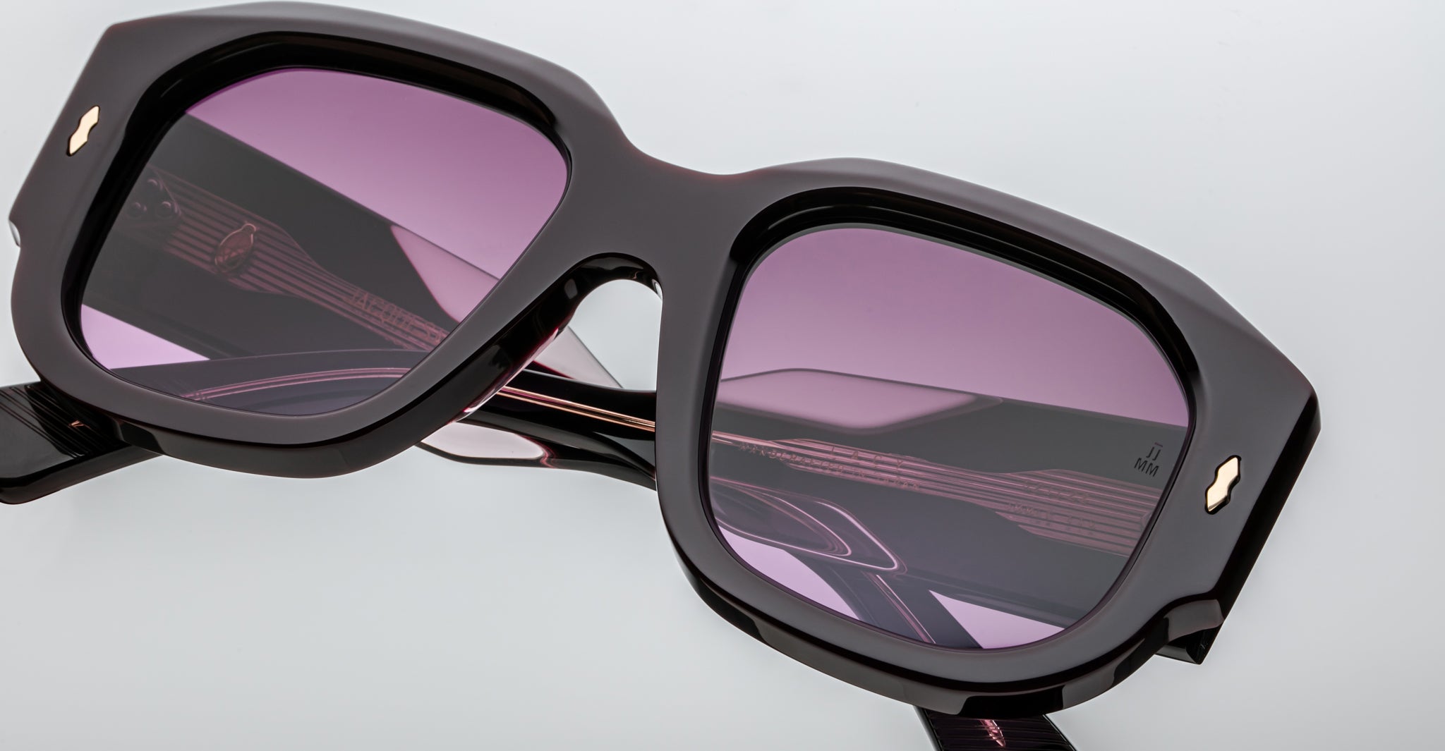 Jacques Marie Mage Lacy in Aubergine JMMLC-11U