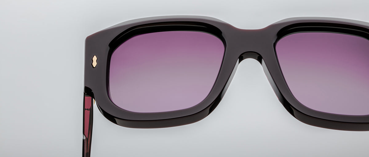 Jacques Marie Mage Lacy in Aubergine JMMLC-11U