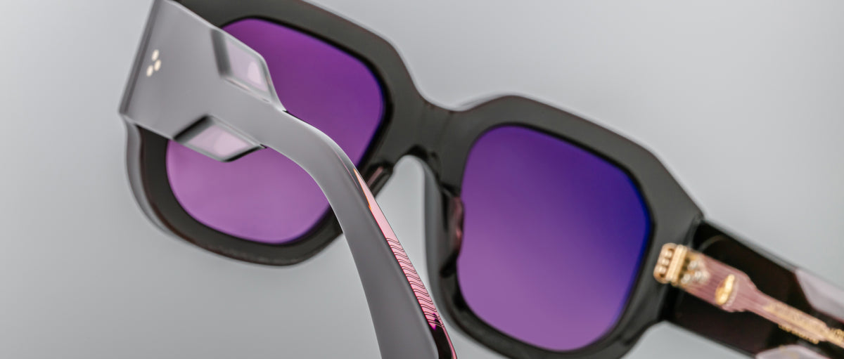 Jacques Marie Mage Lacy in Aubergine JMMLC-11U