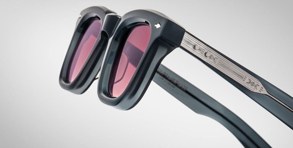 Jacques Marie Mage Leclair Sunglass in Color Mink Profile Detail