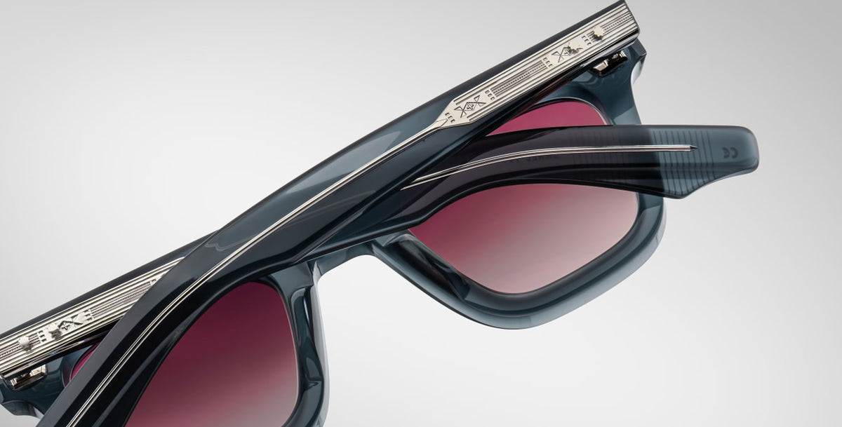 Jacques Marie Mage Leclair Sunglass in Color Mink Back Detail