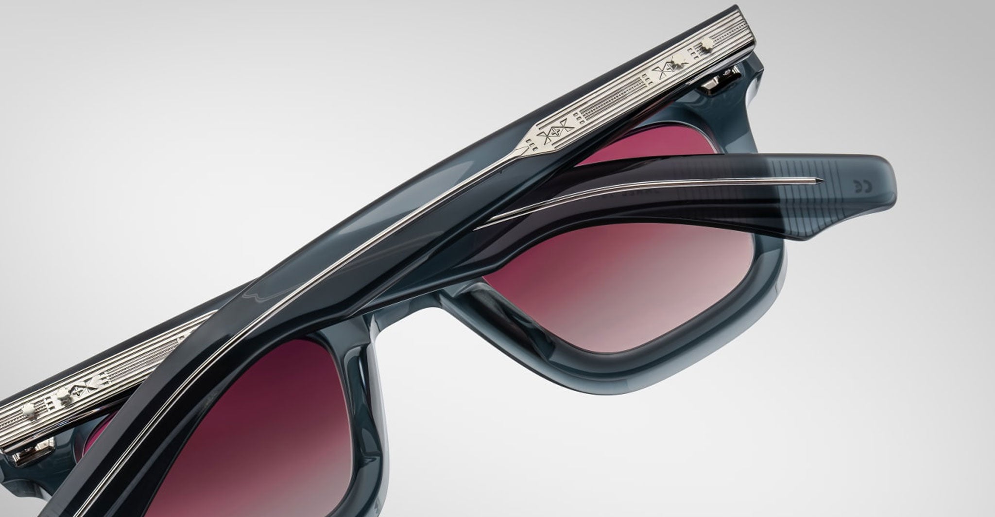 Jacques Marie Mage Leclair Sunglass in Color Mink Back Detail