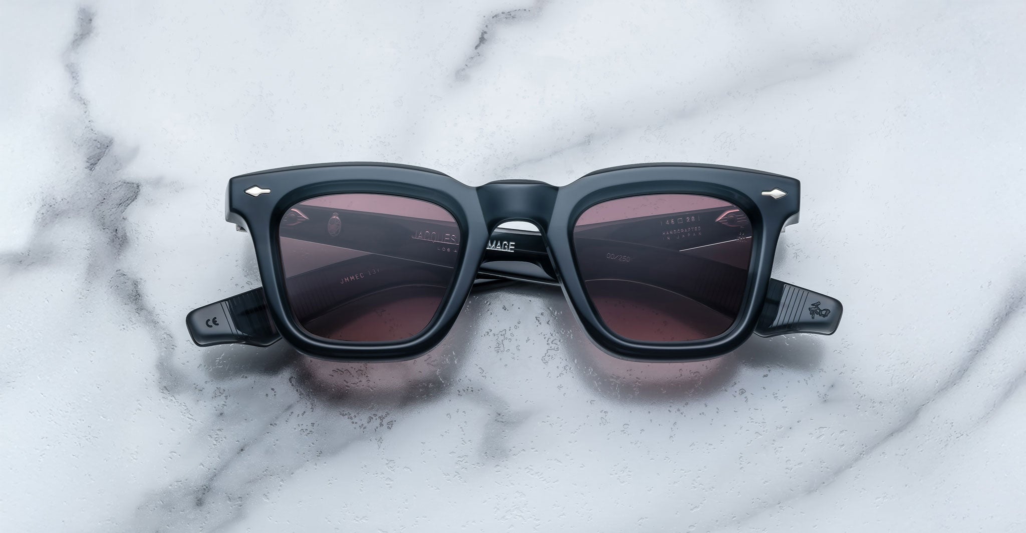 Jacques Marie Mage Leclair Sunglass in Color Mink Front View