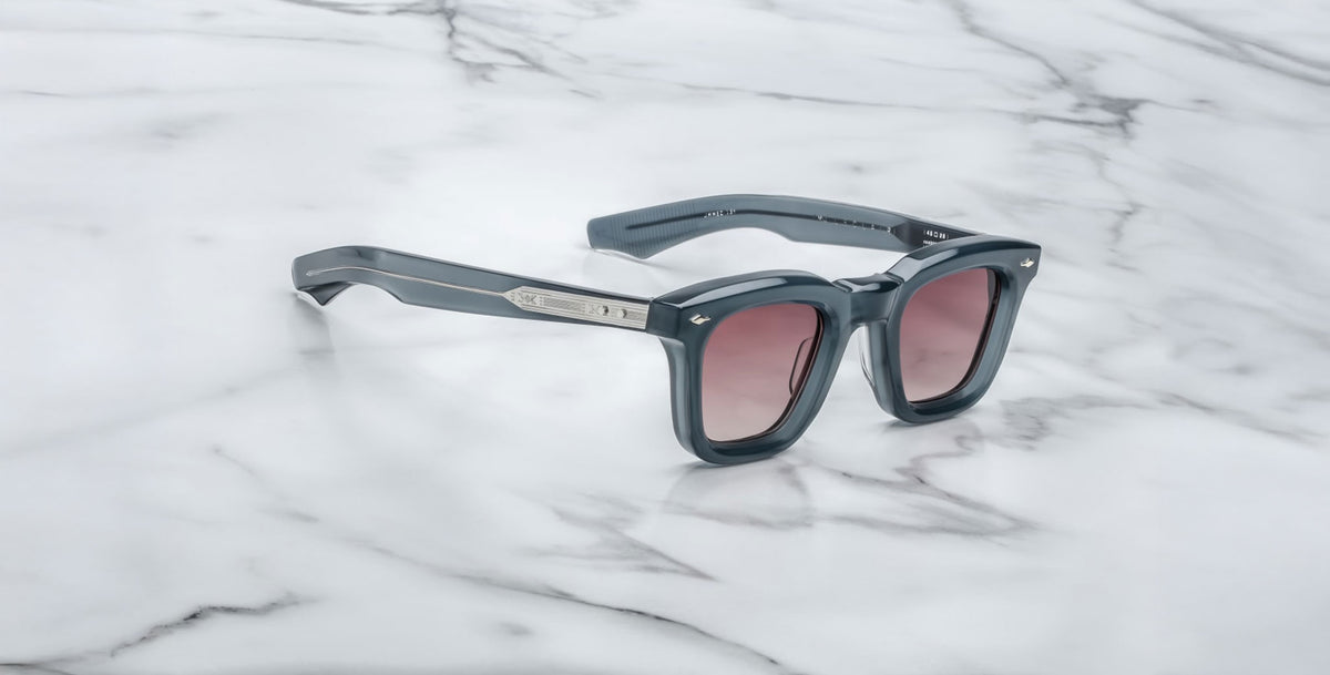 Jacques Marie Mage Leclair Sunglass in Color Mink Profile View