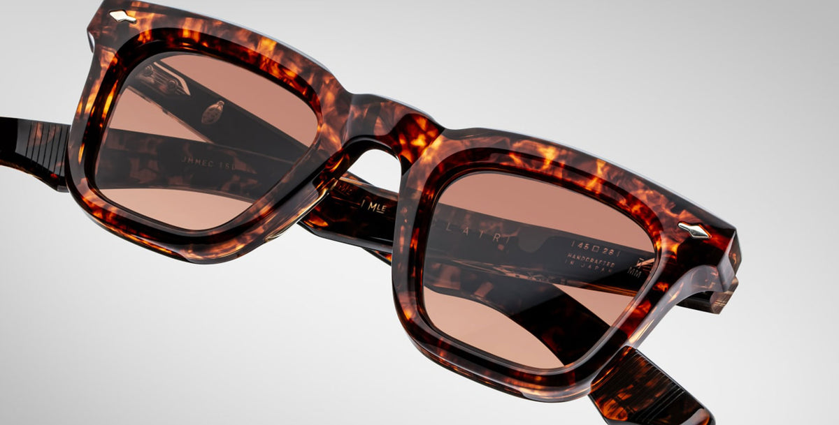 Jacques Marie Mage Leclair Sunglass in Color Samoa Front Detail