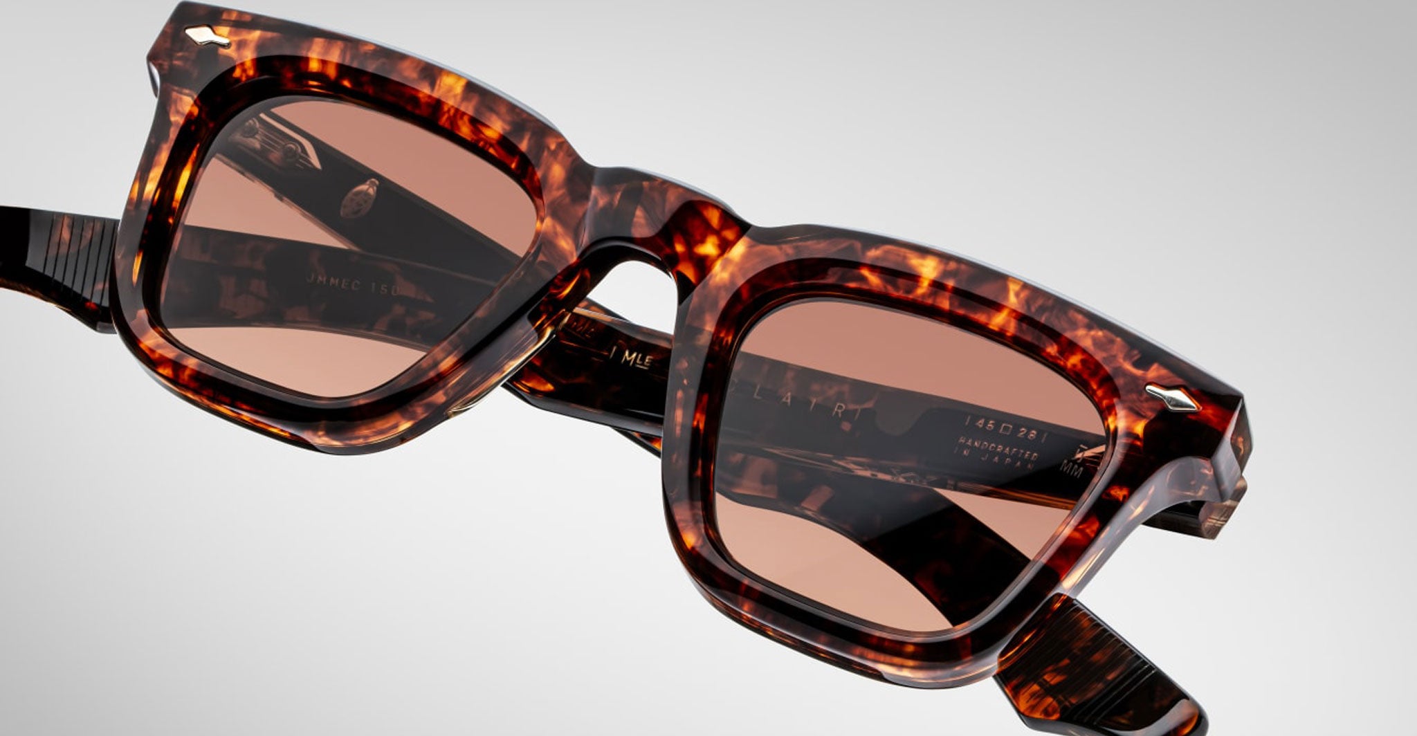 Jacques Marie Mage Leclair Sunglass in Color Samoa Front Detail