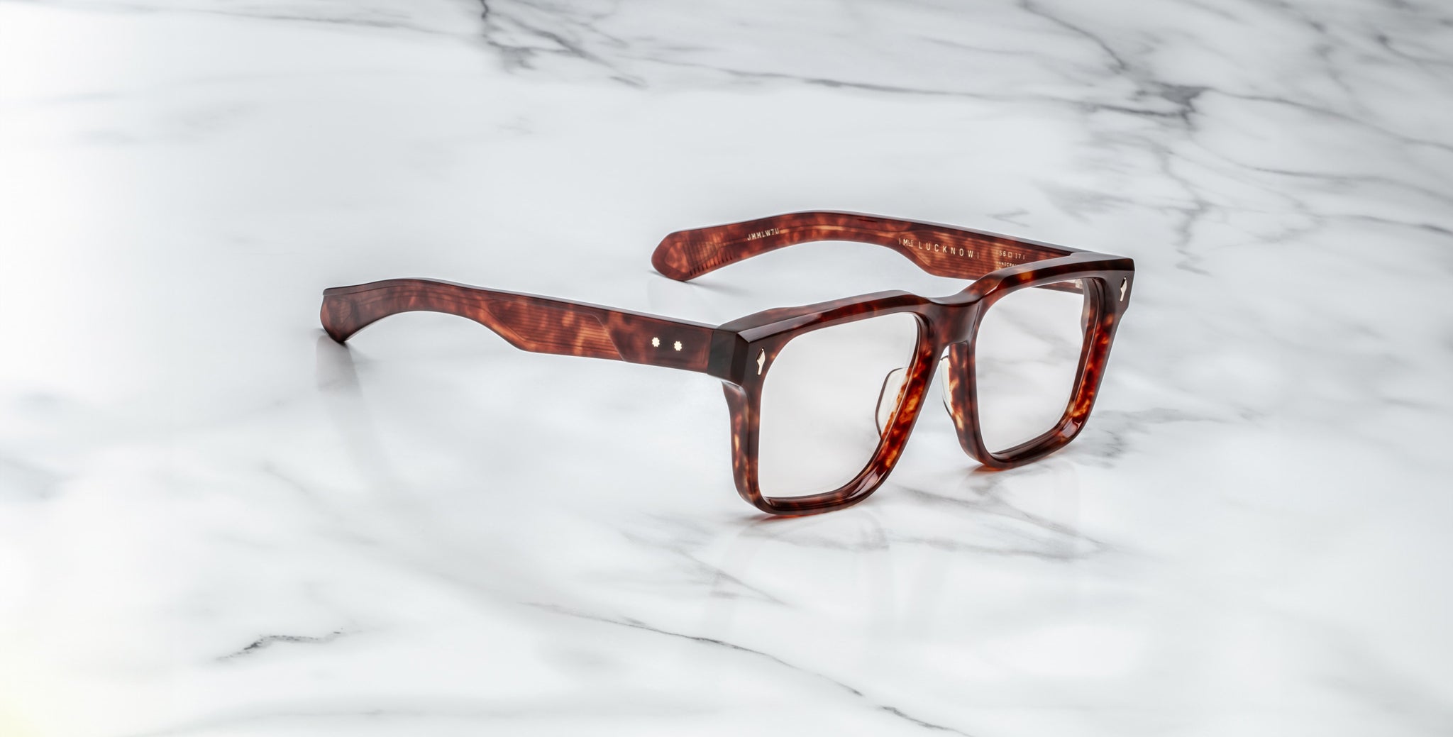 Jacques Marie Mage Lucknow Optical Frame in Breccia JMMLWRX-7U