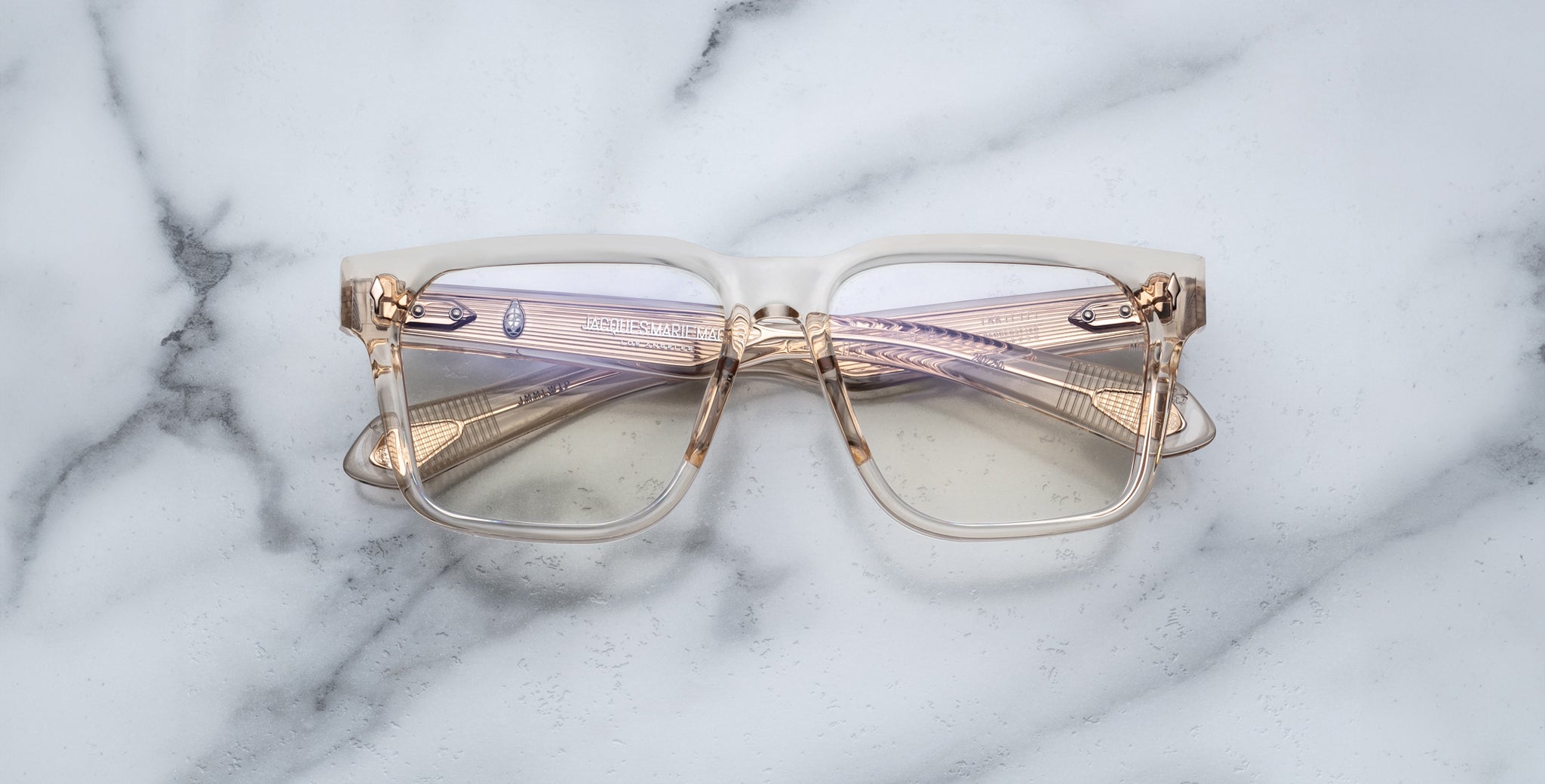 Jacques Marie Mage Lucknow Sunglass in Pearl JMMLWRX-1P