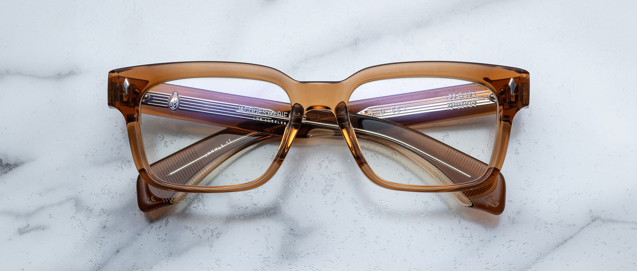 Jacques Marie Mage Molino 55 in Whiskey Optical JMMMLXRX-8E