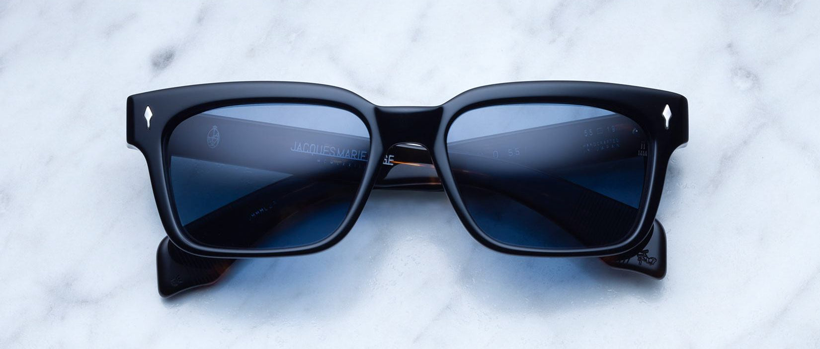 Jacques Marie Mage Molino 55 style sunglasses in black