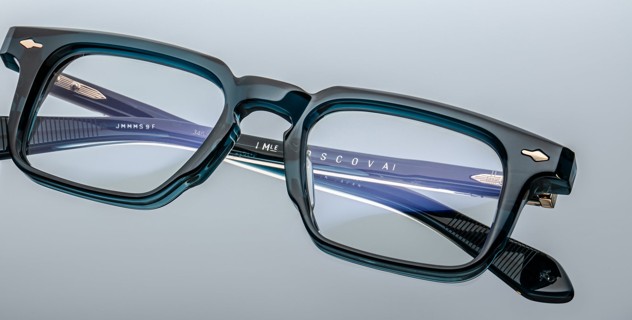 Jacques Marie Mage Moscova Frame in Indigo JMMMSRX-9F