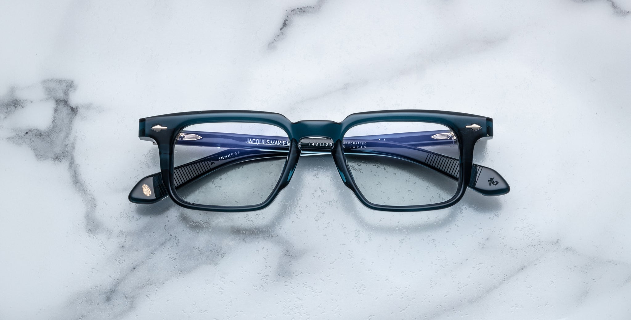 Jacques Marie Mage Moscova Frame in Indigo JMMMSRX-9F