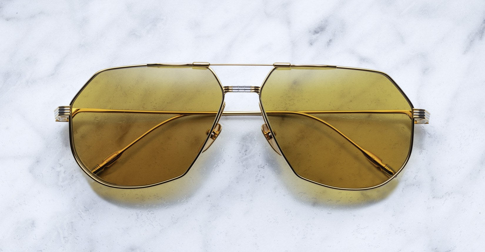Jacques Marie Mage Reynold sunglasses in gold colorway