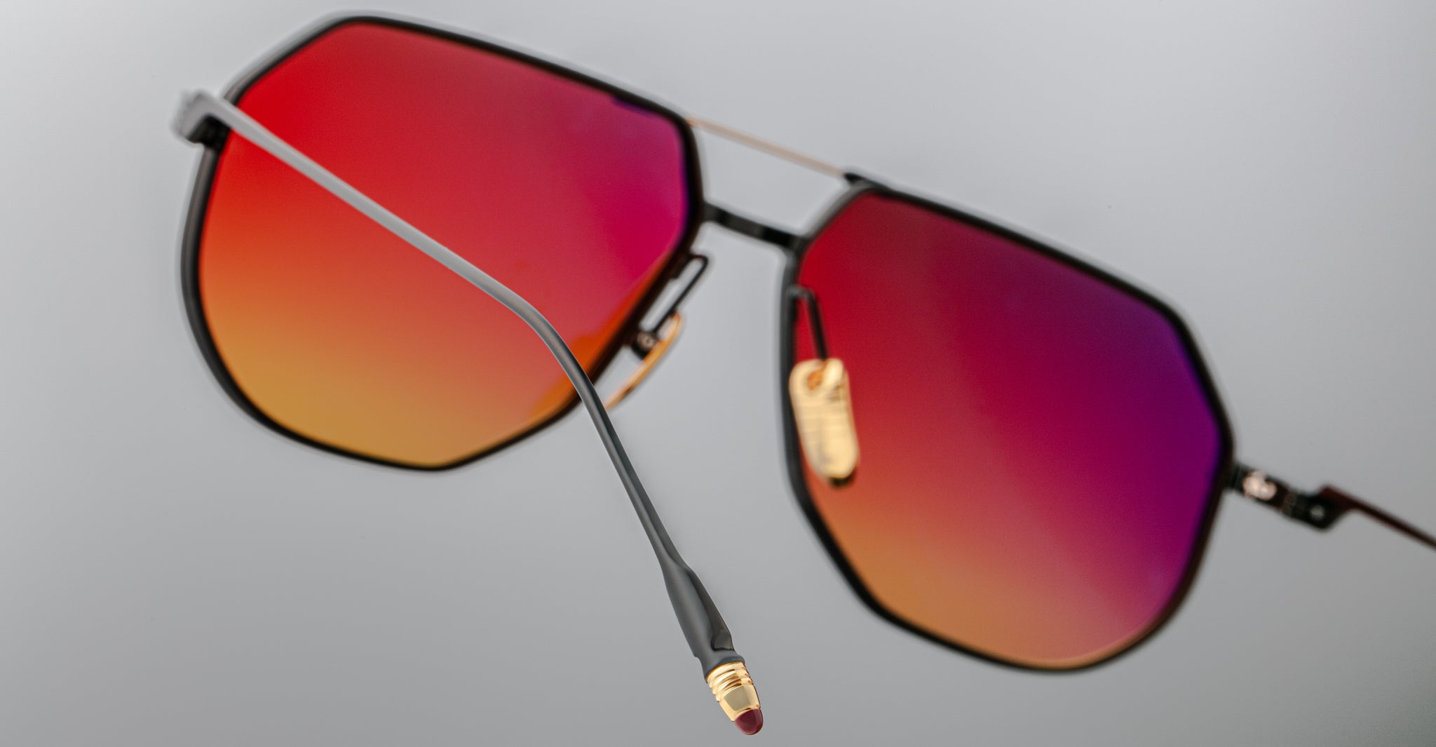 Jacques Marie Mage Reynold Sunglass in Tropic JMMRE-6U