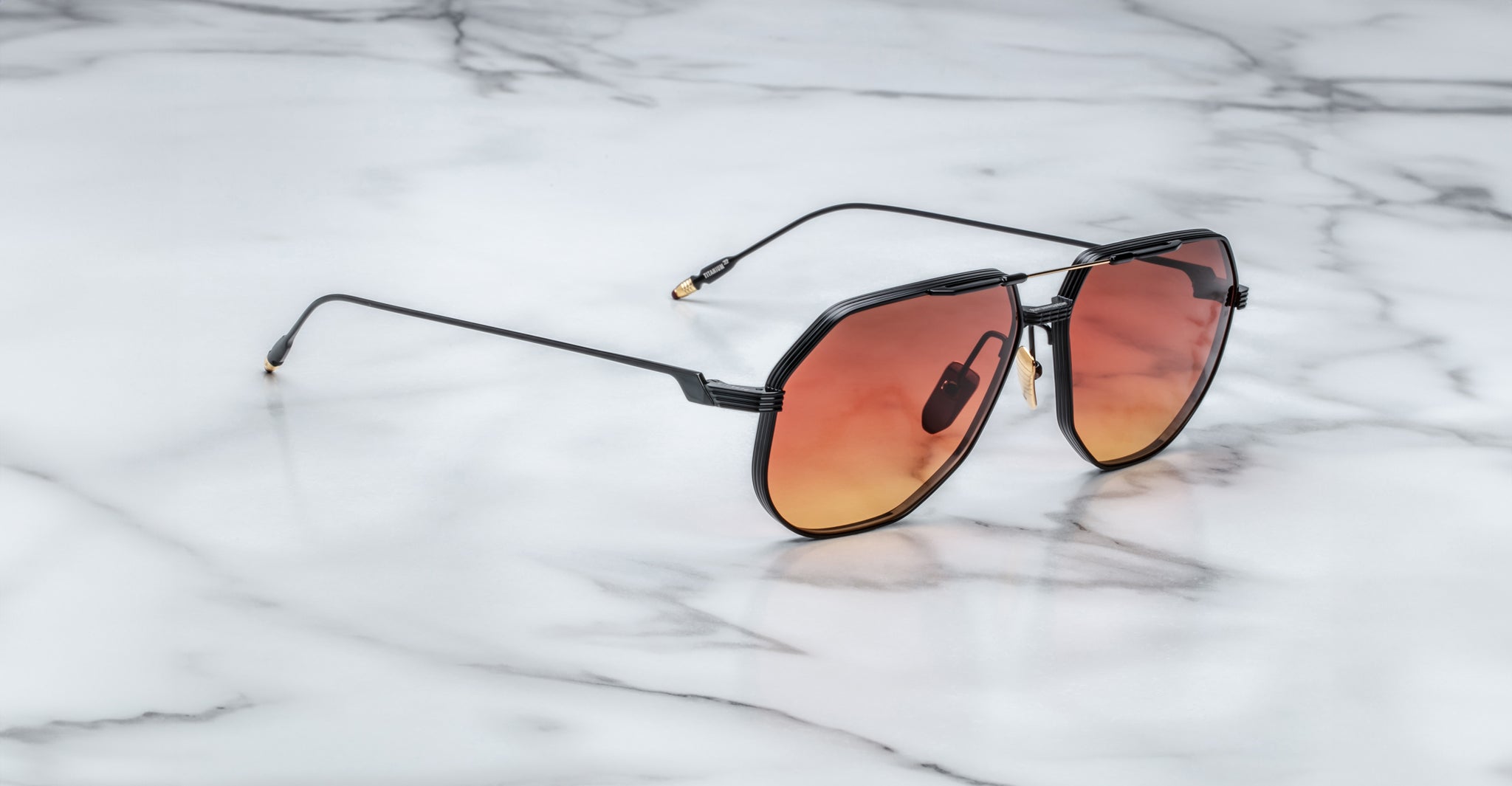 Jacques Marie Mage Reynold Sunglass in Tropic JMMRE-6U